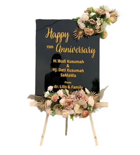 Papan Bunga Akrilik Iwur